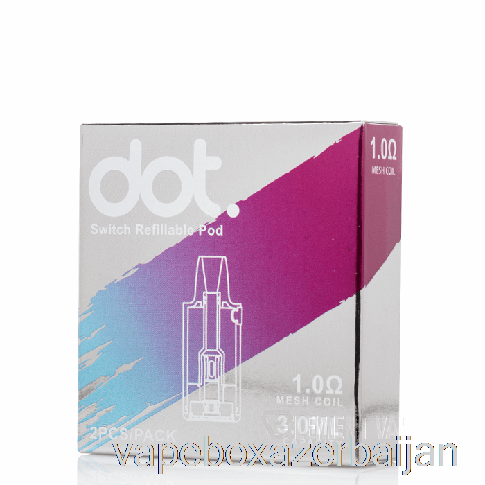 Vape Azerbaijan dotmod Switch Replacement Pods 1.0ohm Pods